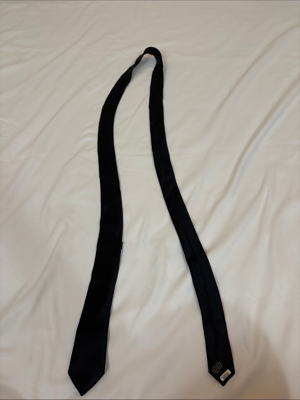 The Tie Bar Black Skinny Tie